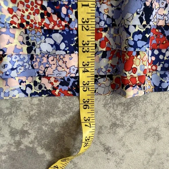 Ali Ra Womens 100% silk Sleeveless floral dress Size 4 - Picture 8 of 11